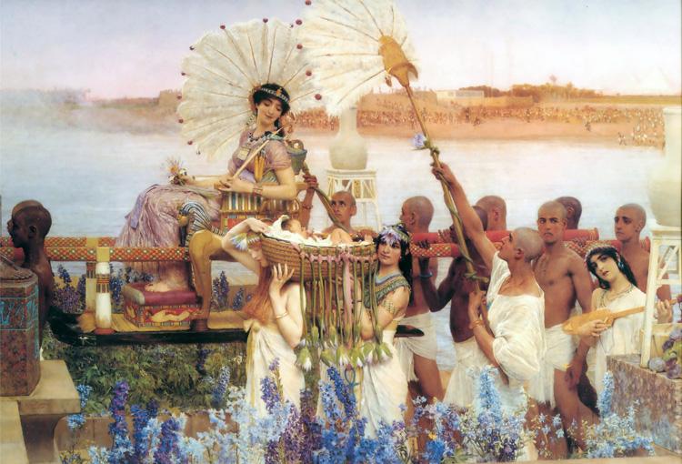 Alma-Tadema, Sir Lawrence The Finding of Moses (mk23)